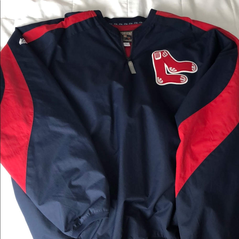 Red Sox Pullover - Cooperstown Collection.  NEW!
